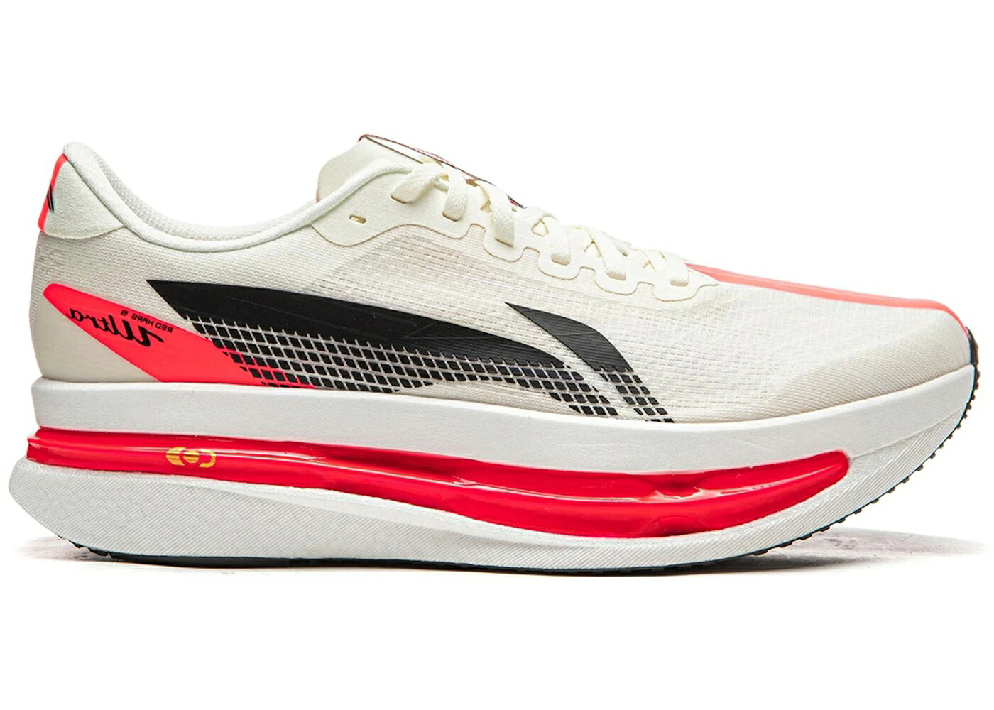 リーニン 赤 赤いこと ウルトラ 白いこと 白いこと 黒いこと 黒いこと スニーカー メンズ LI-NING RED HARE 9 ULTRA CHAMPAGNE WHITE BLACK / CHAMPAGNE WHITE