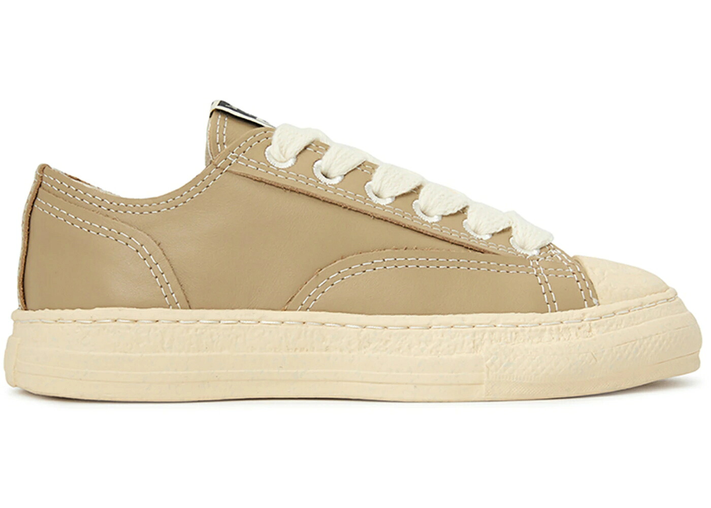 メゾン ミハラヤスヒロ レザー ベージュ スニーカー メンズ MAISON MIHARA YASUHIRO MAISON MIHARA YASUHIRO TRENT LEATHER LOW BEIGE /