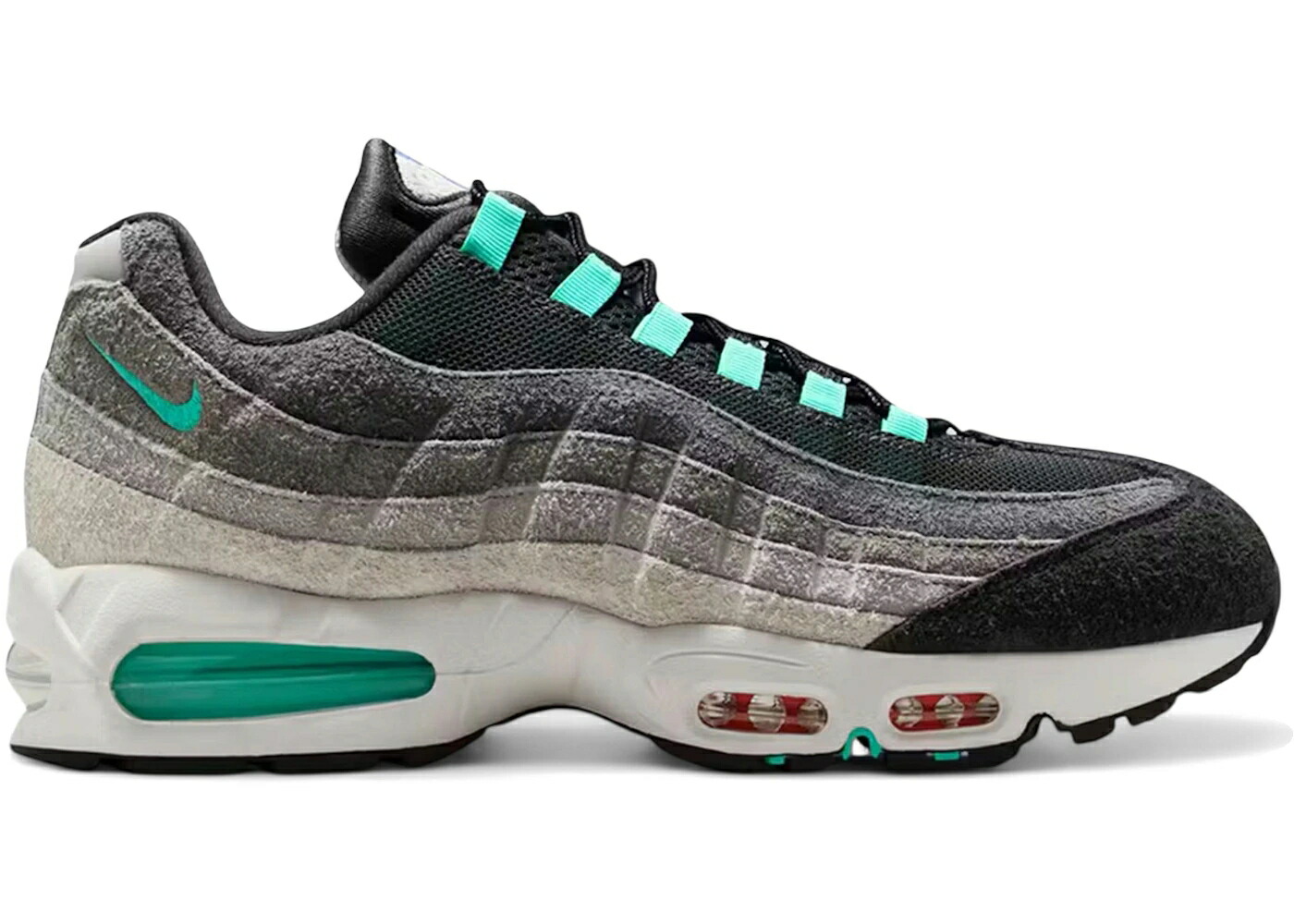 ナイキ マックス バブル 赤 レッド エアマックス スニーカー メンズ NIKE AIR MAX 95 OG BIG BUBBLE GREEDY (2026) / HYPER TURQUOISE VOLT SOLAR RED