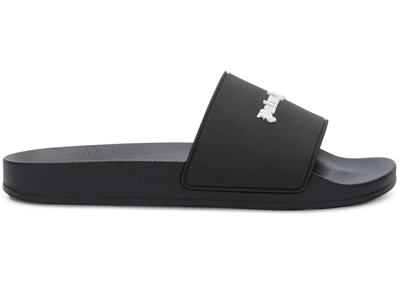 パームエンジェルス エンゼルス クラシック ロゴ プール 黒色 ブラック 白色 ホワイト スニーカー メンズ PALM ANGELS PALM ANGELS CLASSIC LOGO POOL SLIDES BLACK WHITE / BLACK WHITE
