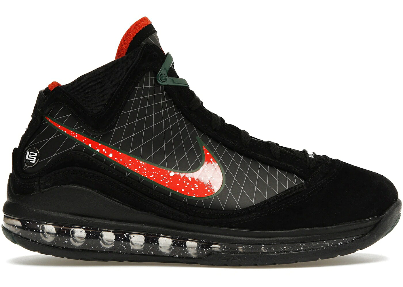 ナイキ レブロン 黒いこと 黒いこと 野球クラブ 橙 オレンジ色 緑 緑であること スニーカー メンズ NIKE LEBRON 7 FAMU / BLACK TEAM ORANGE GORGE GREEN スニーカー-靴-メンズ靴
