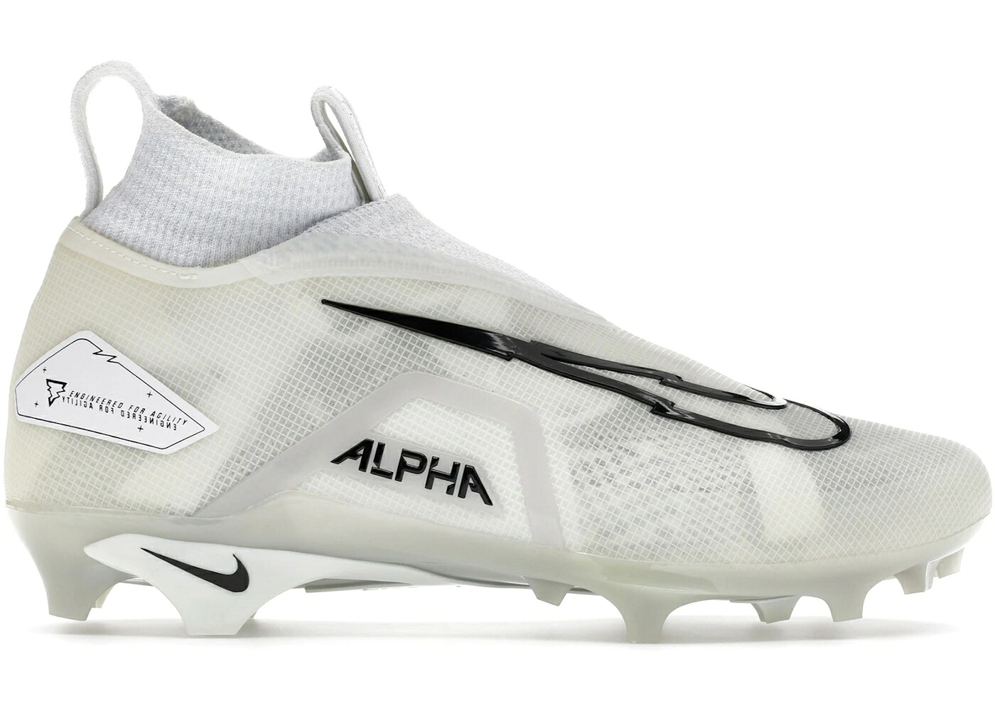 ナイキ アルファ エリート ピュア プラチナム 白色 ホワイト 黒色 ブラック スニーカー メンズ NIKE ALPHA MENACE ELITE 3 PURE PLATINUM / WHITE PURE PLATINUM BLACK