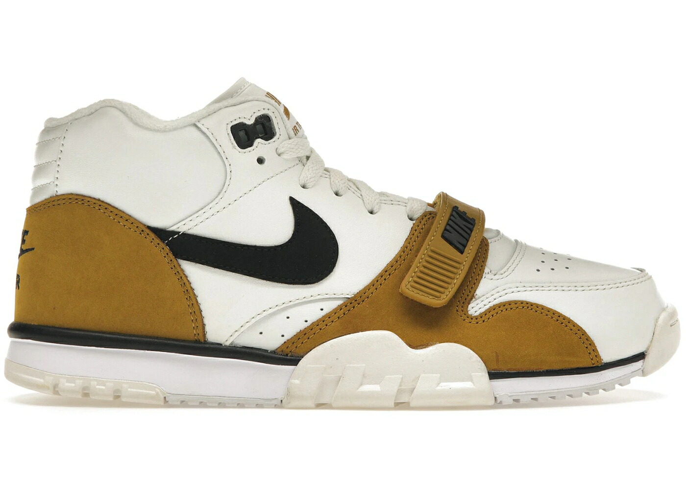 ナイキ トレーナー 白色 ホワイト ウィート 黒色 ブラック エアトレーナー スニーカー メンズ NIKE AIR TRAINER 1 WHITE WHEAT / WHITE WHITE WHEAT BLACK