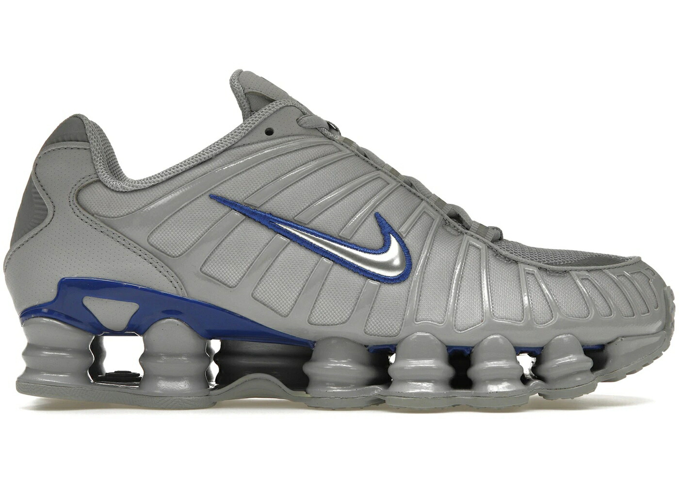 ナイキ ショックス 灰色 グレー 銀色 シルバー 青色 ブルー スニーカー メンズ NIKE SHOX TL WOLF GREY METALLIC SILVER BLUE / WOLF GREY METALLIC SILVER BLUE