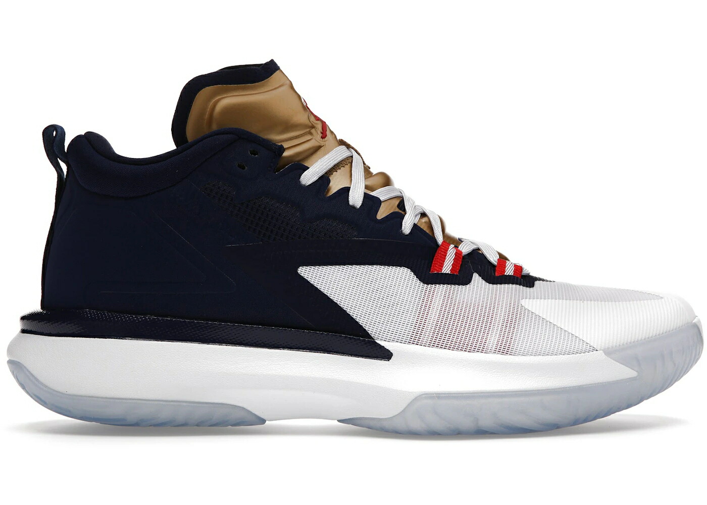 ナイキ ジョーダン 青色 ブルー 白色 ホワイト ゴールド スニーカー メンズ JORDAN ZION 1 USA / BLUE VOID WHITE METALLIC GOLD