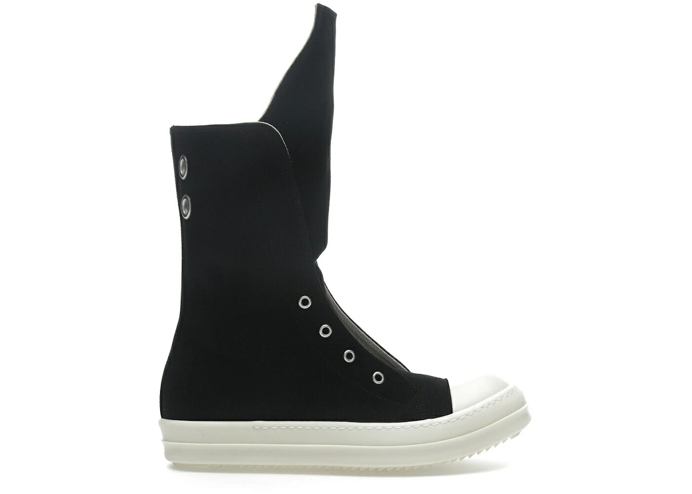 リックオウエンス ブーツ 黒色 ブラック スニーカー メンズ RICK OWENS RICK OWENS HOLLYWOOD DRKSHDW BOOT SNEAKS BLACK MILK / BLACK MILK MILK