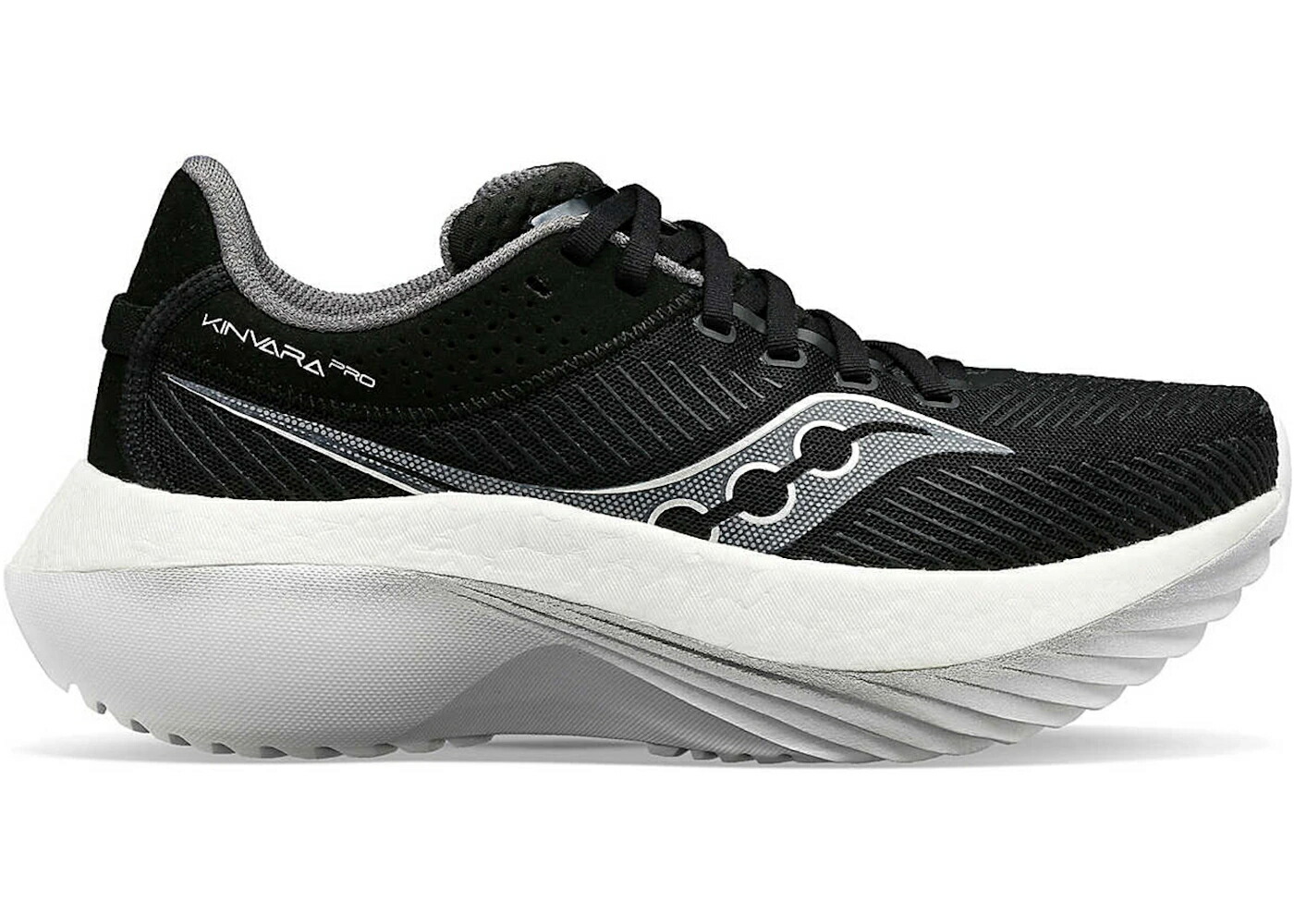 サッカニー プロ 黒色 ブラック 白色 ホワイト WOMEN'S スニーカー レディース SAUCONY KINVARA PRO BLACK WHITE (WOMEN'S) / BLACK WHITE