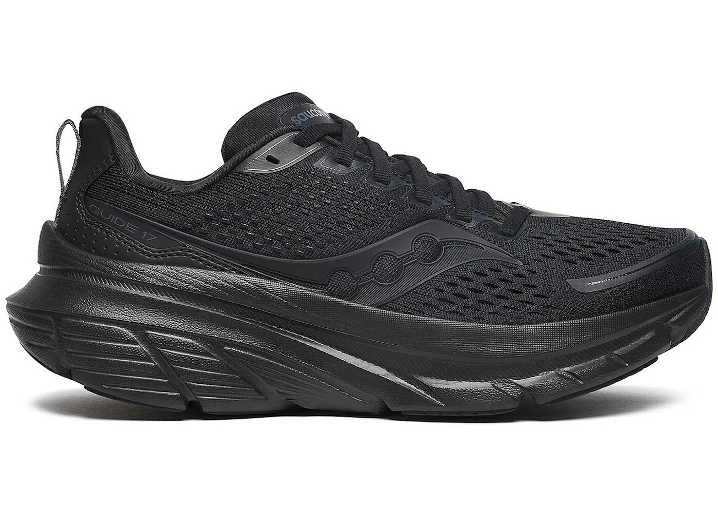 サッカニー 黒色 ブラック WOMEN\'S スニーカー レディース SAUCONY GUIDE 17 BLACK (WOMEN\'S) / BLACK BLACK｜スニケス