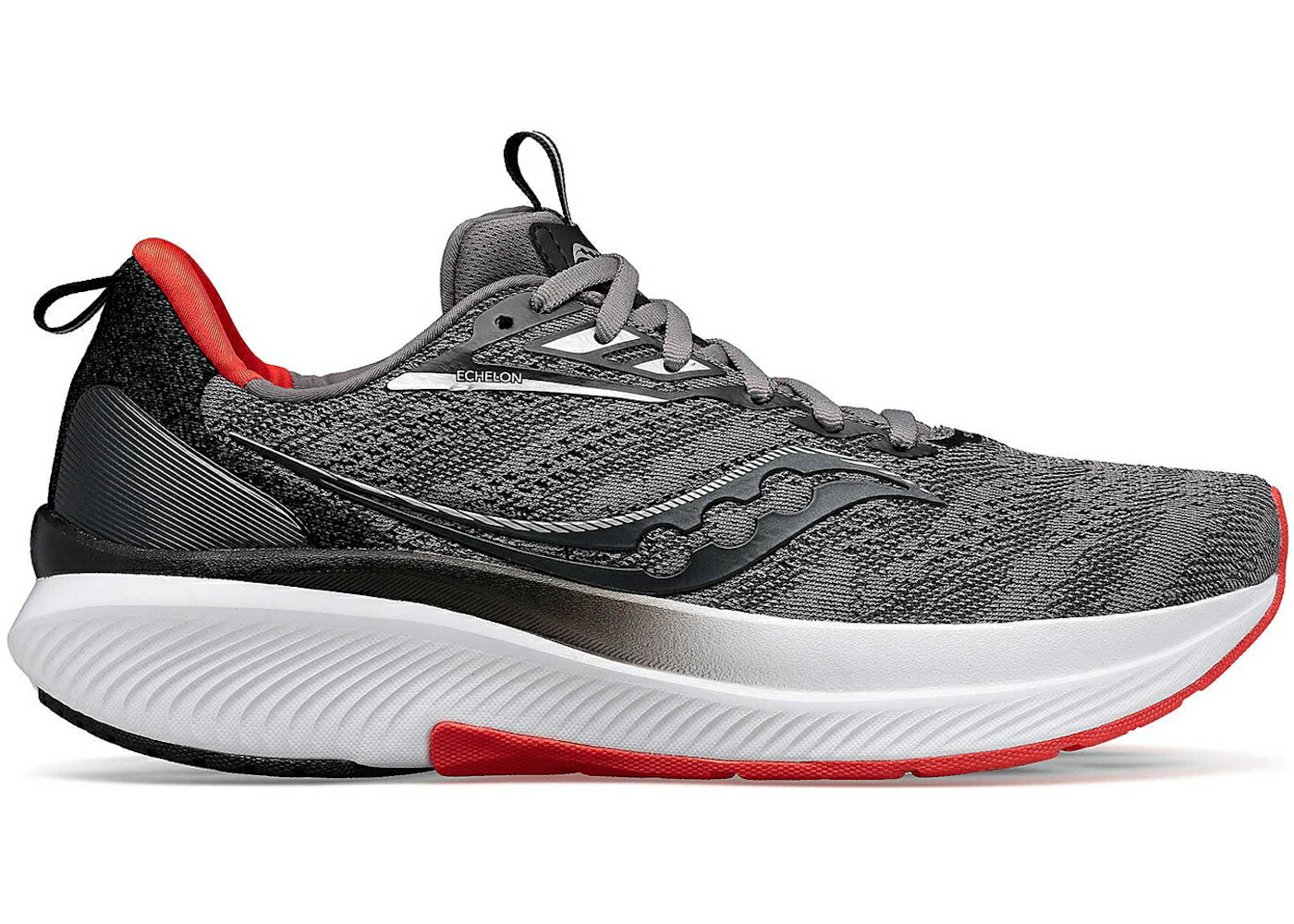 サッカニー チャコール 赤 レッド スカイ スニーカー メンズ SAUCONY ECHELON 9 CHARCOAL RED SKY / CHARCOAL RED SKY