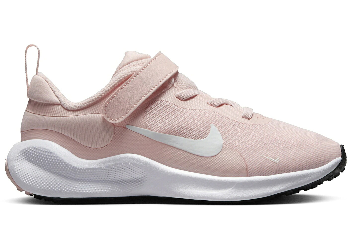 ナイキ レボリューション ピンク 白色 ホワイト 黒色 ブラック ジュニア キッズ NIKE REVOLUTION 7 ECHO PINK WHITE BLACK SUMMIT (PS) / ECHO PINK WHITE BLACK SUMMIT ベビー マタニティ スニーカー｜スニケス