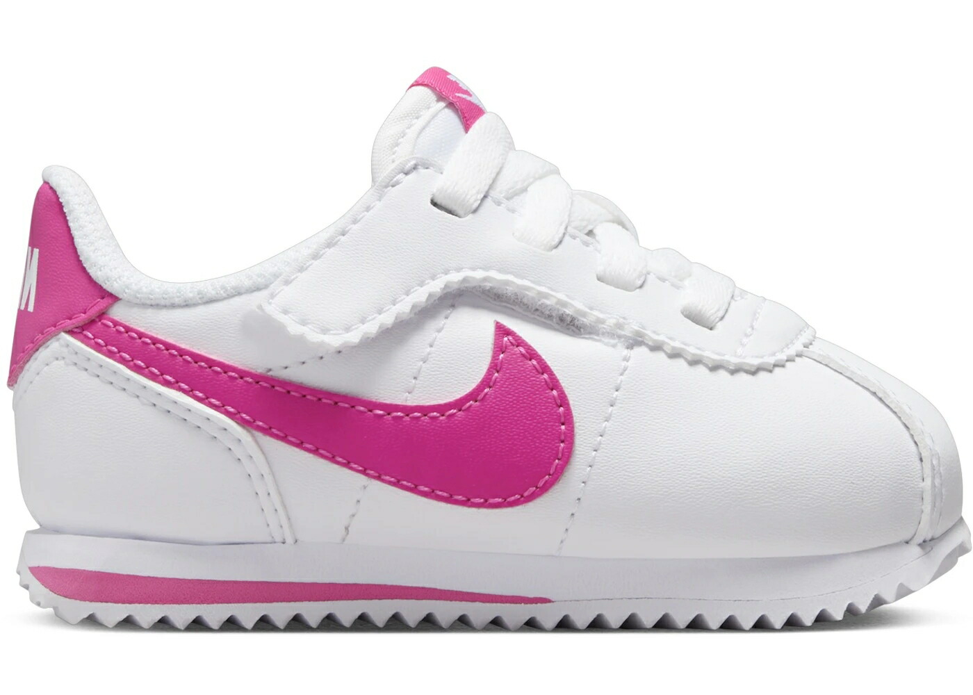 ナイキ コルテッツ 白いこと 白いこと レーザ お坊っちゃん キッズ NIKE CORTEZ EASYON WHITE LASER FUCHSIA (I) / WHITE LASER FUCHSIA もの言う花 マタニティ スニーカー