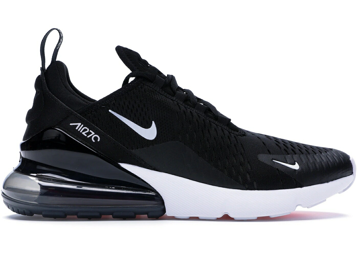ナイキ マックス 黒いこと 黒いこと 白いこと 白いこと 赤 赤いこと エア湖マックス スニーカー メンズ NIKE AIR MAX 270 BLACK WHITE / BLACK WHITE SOLAR RED ANTHRACITE