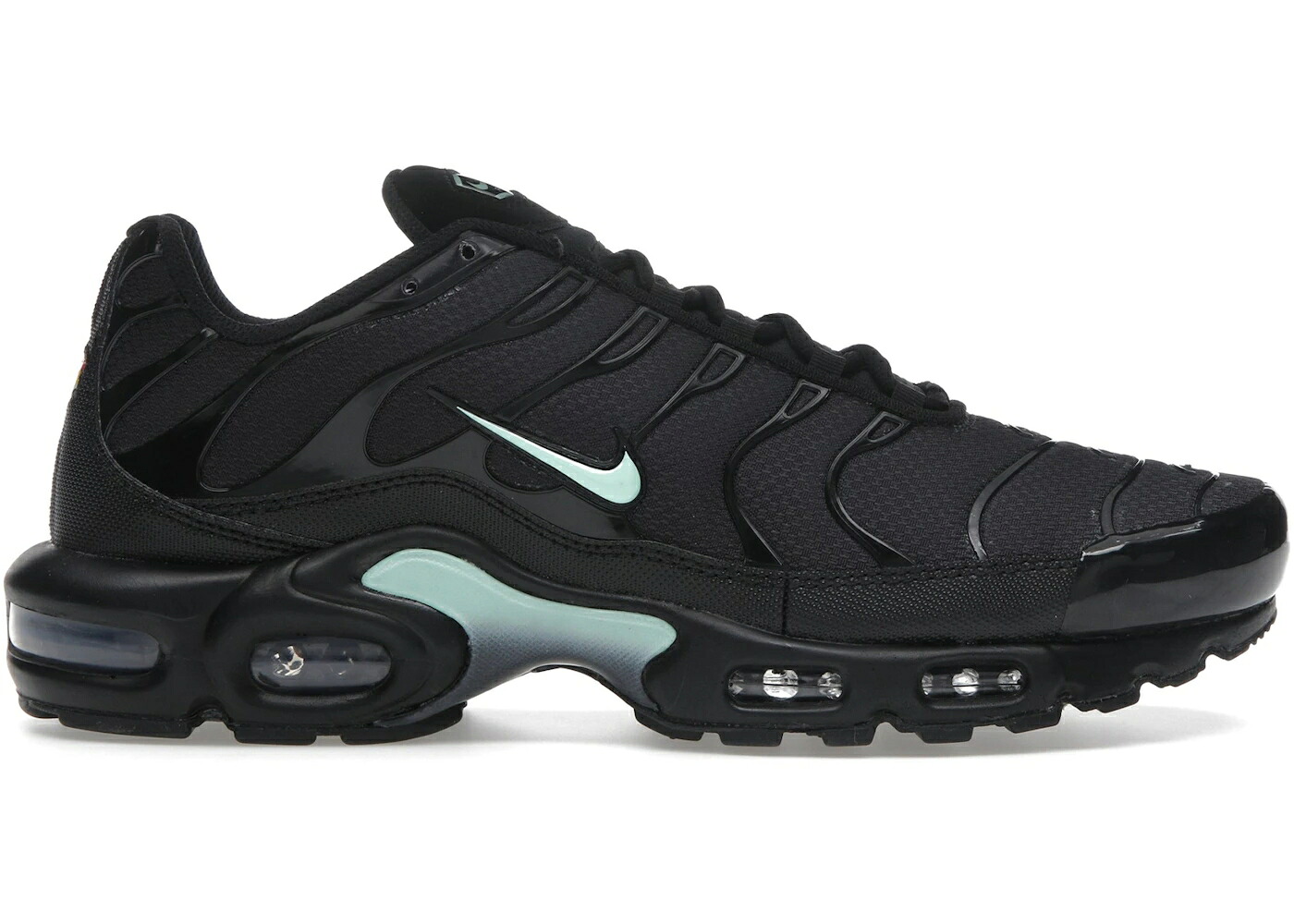 ナイキ マックス 黒色 ブラック 緑 グリーン エアマックスプラス スニーカー メンズ NIKE AIR MAX PLUS BLACK MINT GREEN / BLACK MINT|スニケス