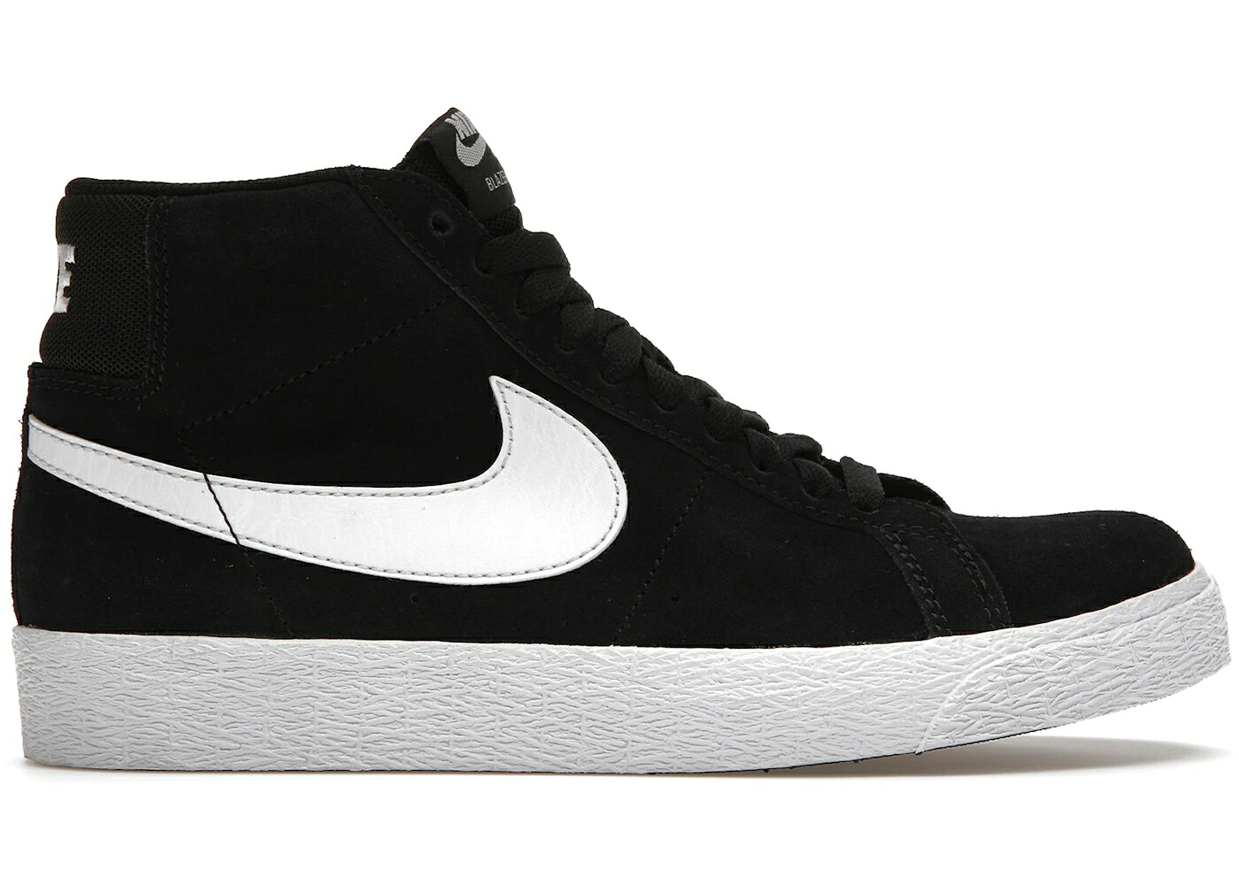 ナイキ エスビー ズーム ブレイザー ミッド 黒色 ブラック 白色 ホワイト スニーカー メンズ NIKE SB ZOOM BLAZER MID BLACK WHITE / BLACK WHITE WHITE WHITE｜スニケス