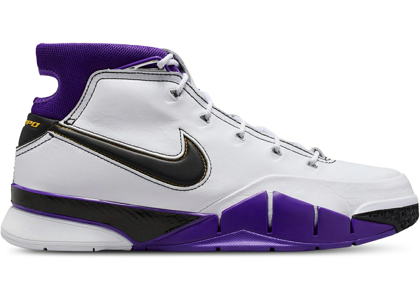 ナイキ コービー プロトロ ゲーム 白色 ホワイト 黒色 ブラック コート 紫 パープル スニーカー メンズ 【 NIKE KOBE 1 PROTRO 81 PT GAME (2026) / WHITE BLACK COURT PURPLE 】