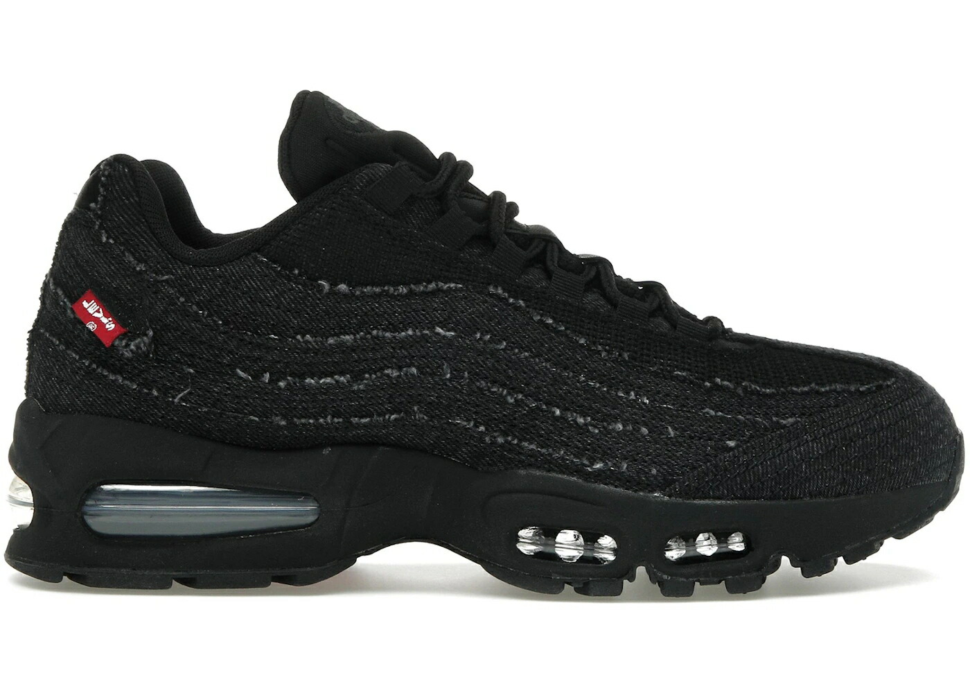 ナイキ マックス 黒いこと 黒いこと 赤 赤いこと 大気圏マックス スニーカー メンズ NIKE AIR MAX 95 OG LEVIS BLACK / BLACK ANTHRACITE GYM RED BLACK