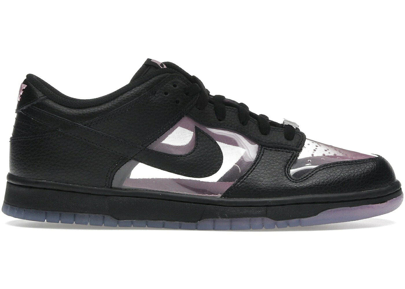 ナイキ ダンク 黒色 ブラック ピンク ライズ ダンクロー スニーカー メンズ NIKE DUNK LOW RETRO TRANSPARENT BLACK PINK RISE / PINK RISE BLACK BLACK|スニケス