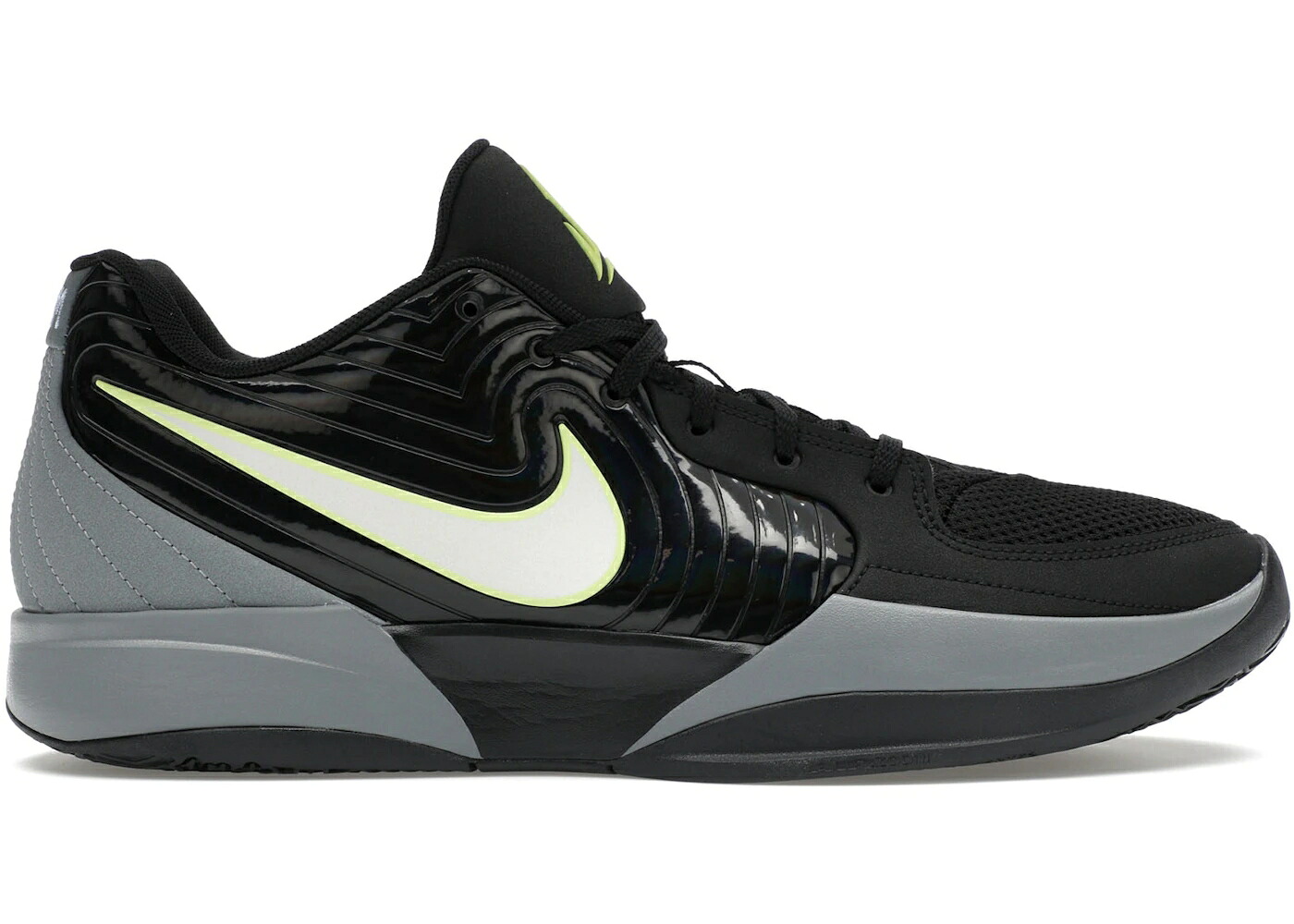 ナイキ ナイト爵 黒いこと 黒いこと 薄墨色 薄墨色 スニーカー メンズ NIKE JA 2 NIGHT VISION / BLACK PHANTOM LIGHT SMOKE GREY メンズ靴-靴