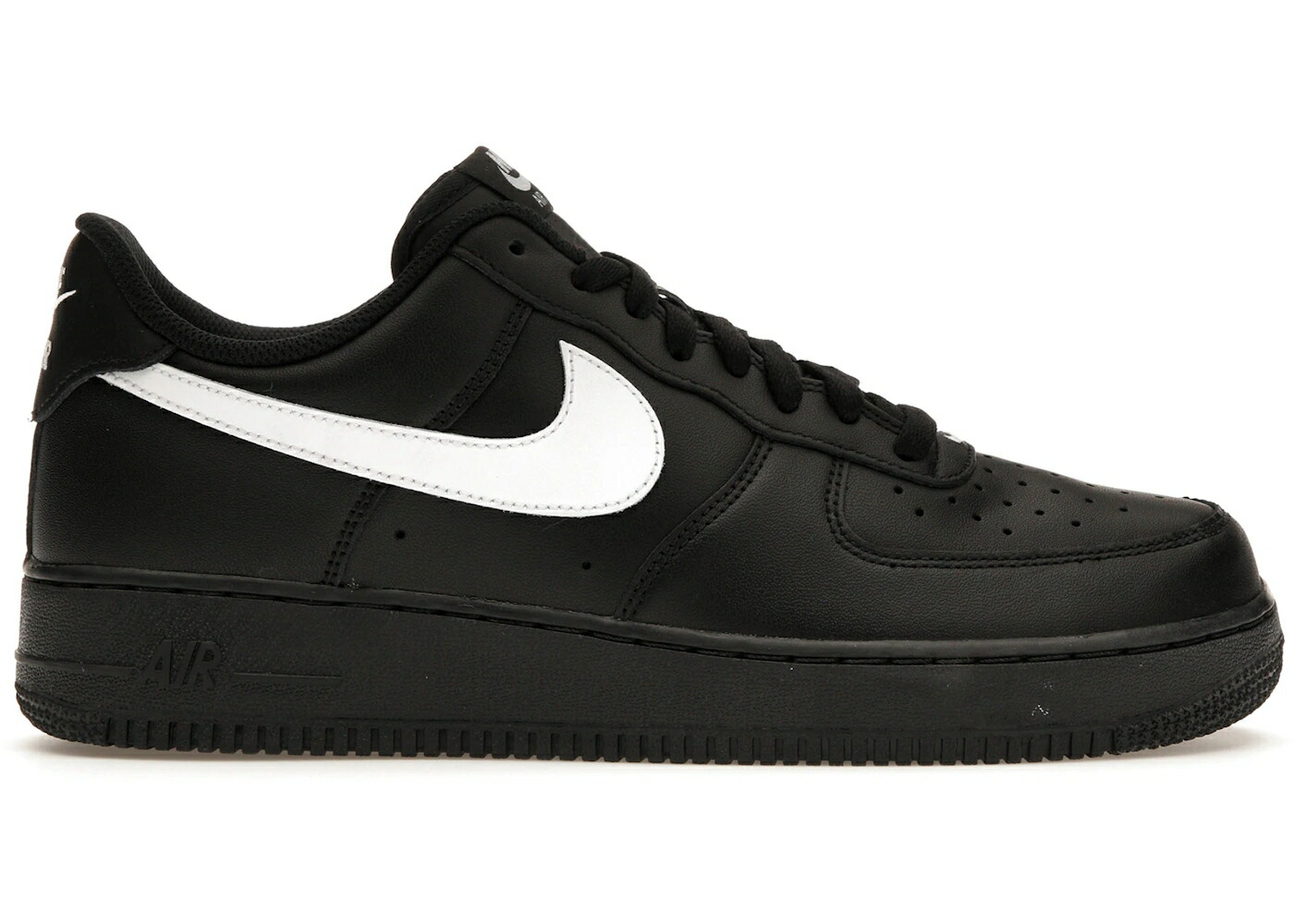 ナイキ 黒色 ブラック 白色 ホワイト エアフォース '07 スニーカー メンズ NIKE AIR FORCE 1 LOW BLACK WHITE (2023) / BLACK WHITE