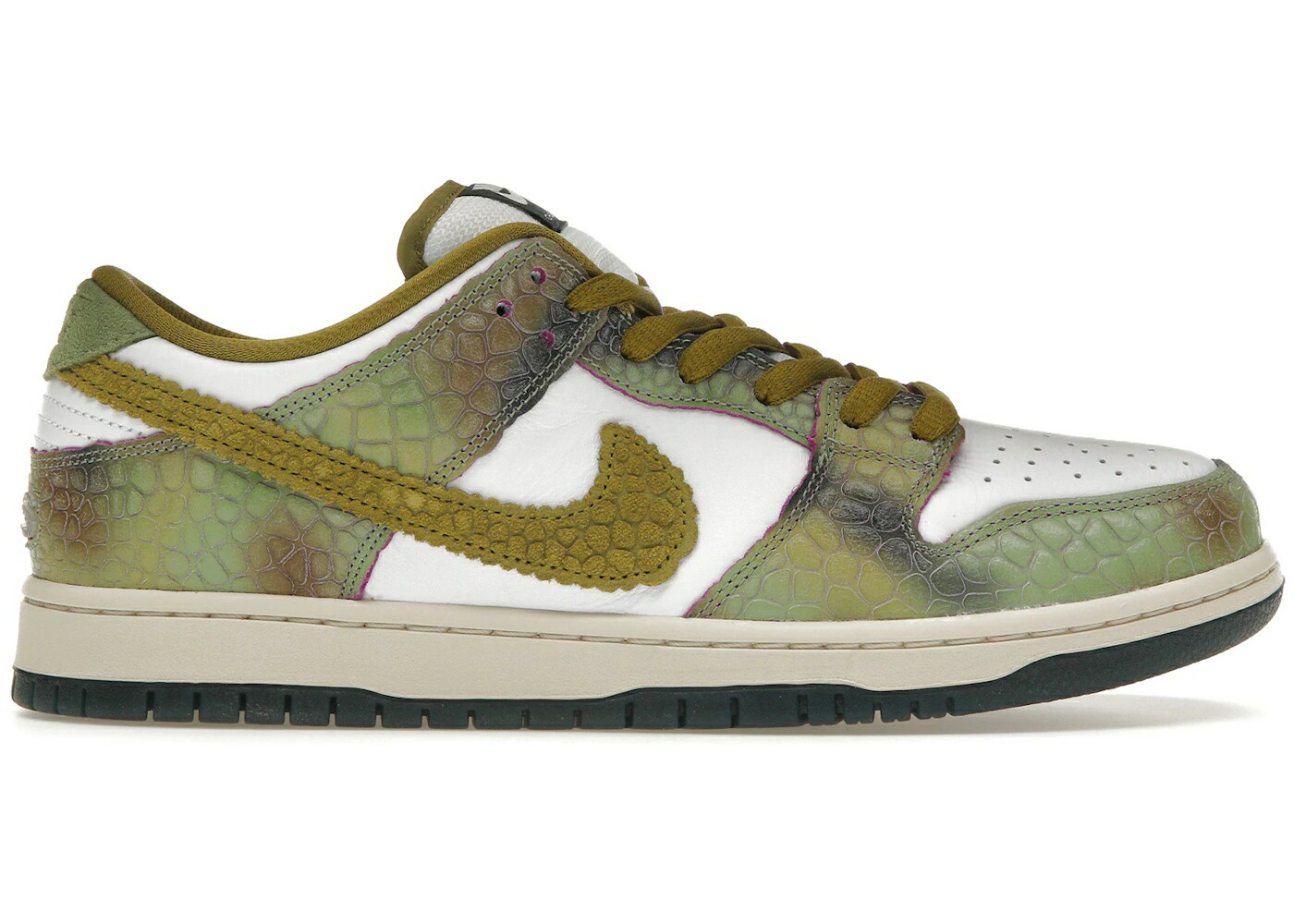 ナイキ エスビー ダンク 緑 グリーン 白色 ホワイト ダンクロー スニーカー メンズ NIKE SB DUNK LOW ALEXIS SABLONE CHAMELEON / OIL GREEN DESERT MOSS WHITE