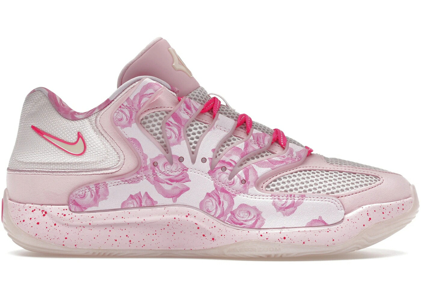 ナイキ パール ピンク レーザー スニーカー メンズ NIKE KD 18 AUNT PEARL / PEARL PINK LASER FUCHSIA TULIP