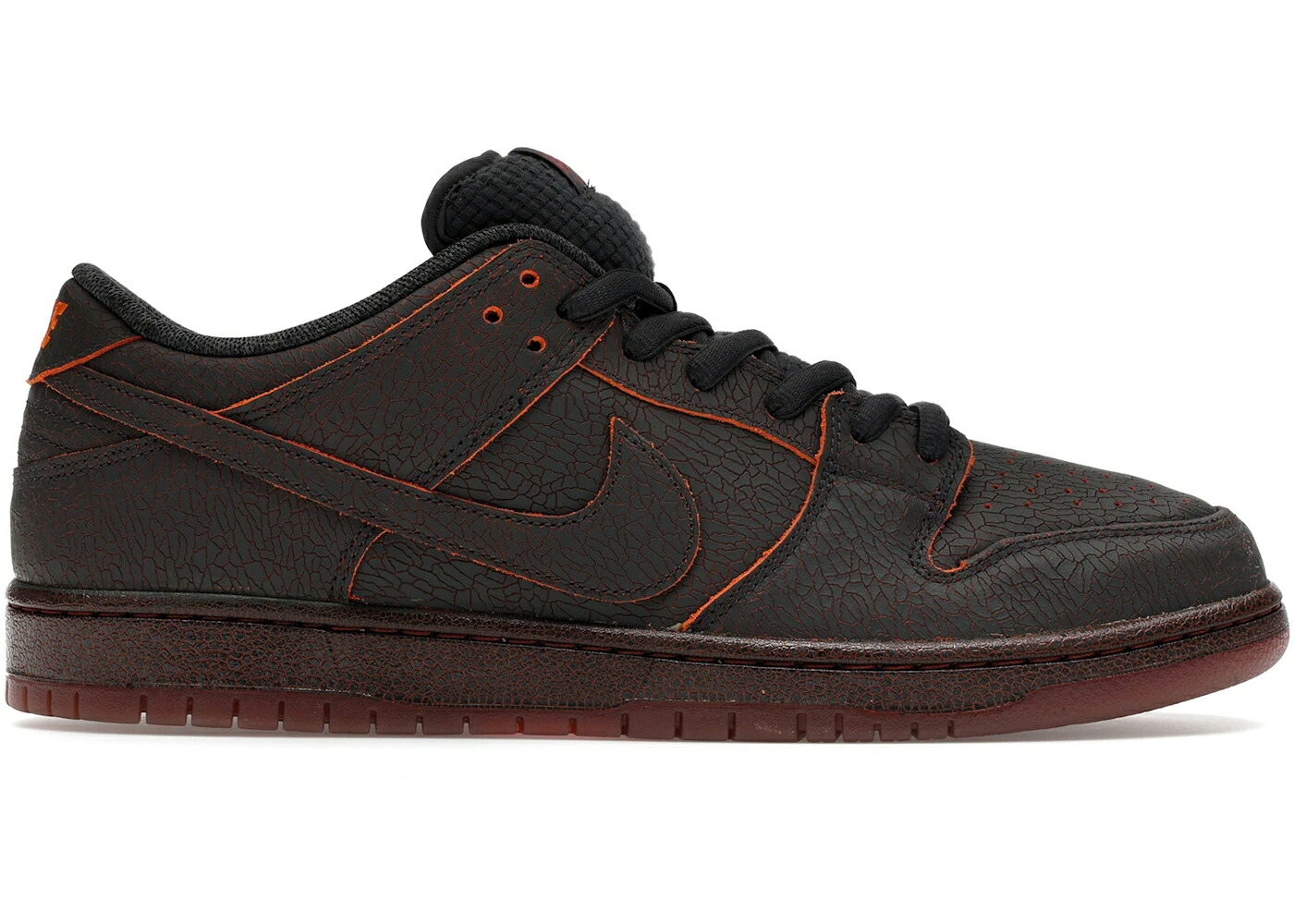 ナイキ ダンク エスビー 薄墨色 薄墨色 橙 オレンジ色 スニーカー メンズ NIKE DUNK SB LOW KRAMPUS / DARK SMOKE GREY CAMPFIRE ORANGE