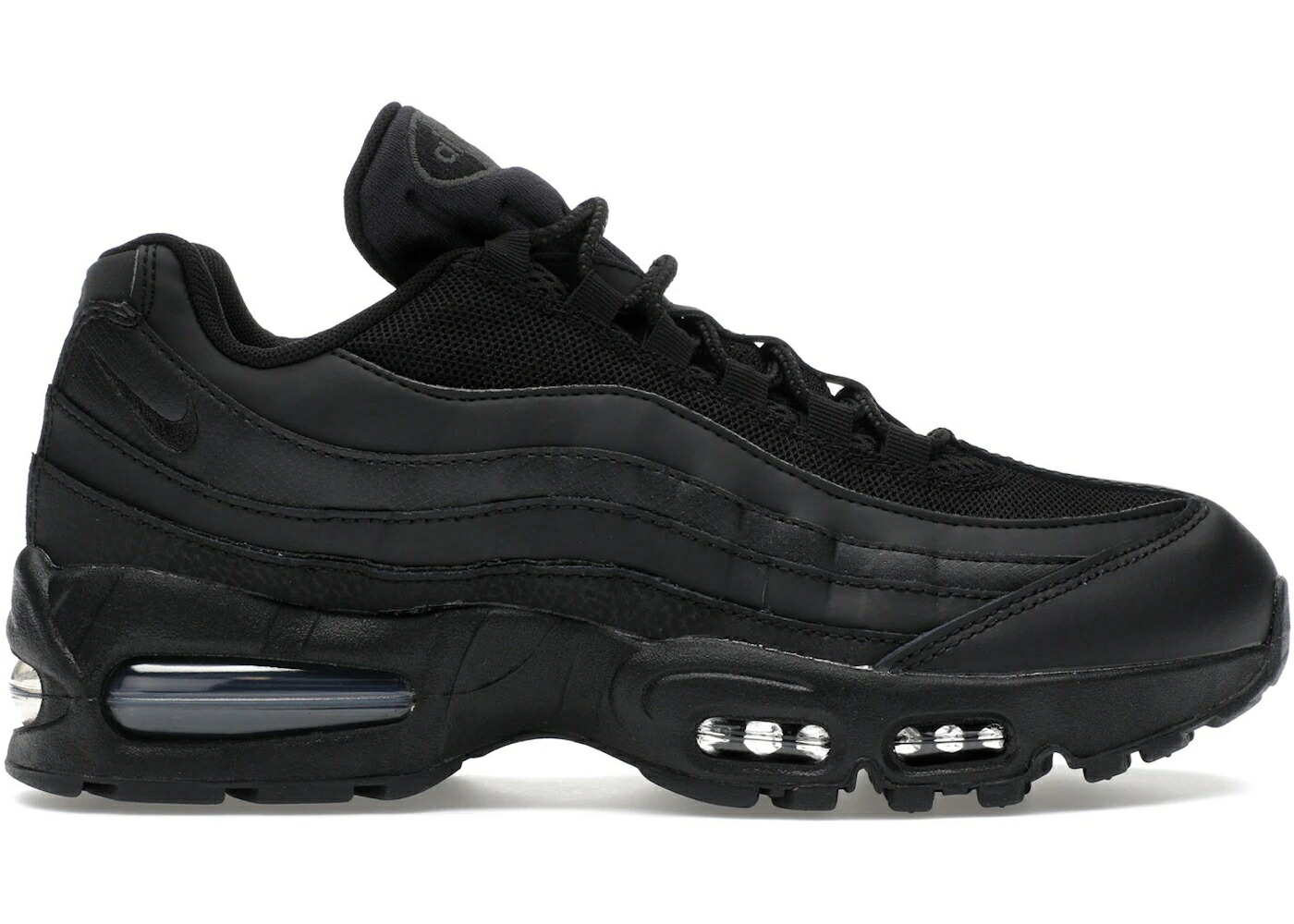 ナイキ マックス 砂上の楼閣 黒いこと 黒いこと エア湖マックス スニーカー メンズ NIKE AIR MAX 95 OG BIG BUBBLE BLACK ANTHRACITE / BLACK BLACK ANTHRACITE