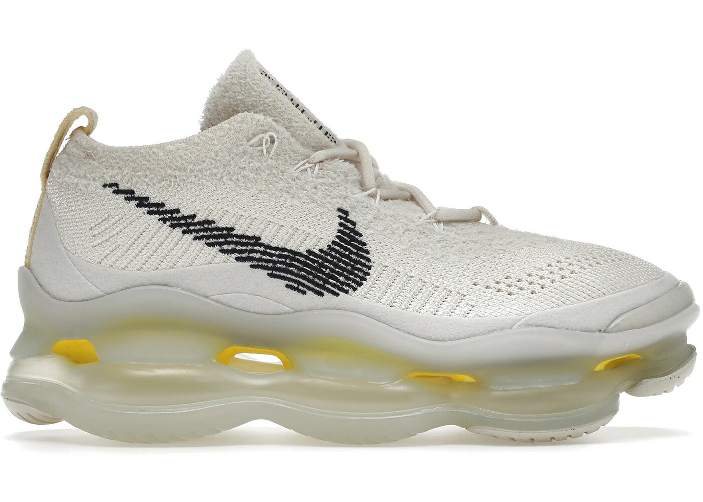 ナイキ マックス 黒色 ブラック クリーム エアマックス WOMEN スニーカー レディース NIKE AIR MAX SCORPION FK LEMON WASH (WOMEN) / PHANTOM BLACK LIGHT CREAM LEMON