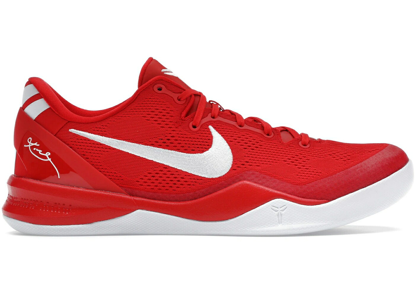 ナイキ コービー 労働者階級トロ 赤 赤いこと 白いこと 白いこと スニーカー メンズ NIKE KOBE 8 PROTRO UNIVERSITY RED / UNIVERSITY RED WHITE UNIVERSITY