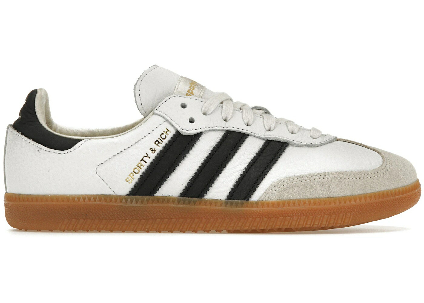 アディダス サンバ 白いこと 白いこと 黒いこと 黒いこと 先祖伝承 \u0026 スニーカー メンズ ADIDAS SAMBA OG SPORTY RICH WHITE BLACK / CLOUD WHITE LEGEND INK GUM スニーカー-メンズ靴-靴