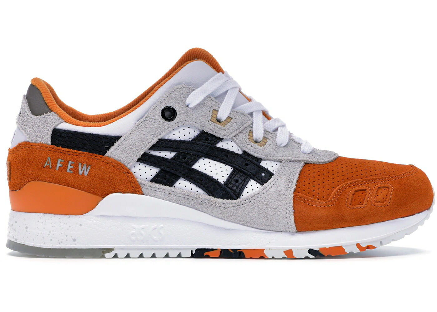 アシックス ゲルライト 橙 オレンジ 白色 ホワイト スニーカー メンズ ASICS GEL-LYTE III AFEW X BEAMS ORANGE KOI / ORANGE WHITE