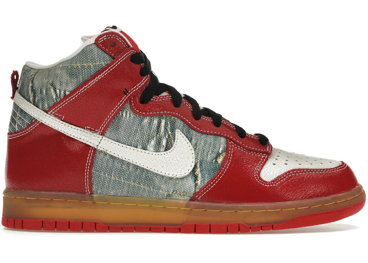 ナイキ エスビー ダンク ハイ 銀色 シルバー 白色 ホワイト ダンクハイ スニーカー メンズ 【 NIKE SB DUNK HIGH SHOE GOO / SILVER WHITE 】