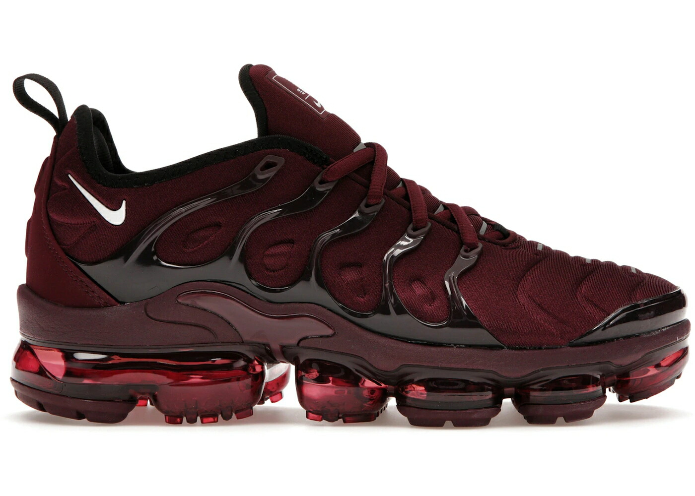 ナイキ ナイト爵 マルーン 白いこと 白いこと 黒いこと 黒いこと エアヴェイパーマックス スニーカー メンズ NIKE AIR VAPORMAX PLUS NIGHT MAROON / NIGHT MAROON WHITE BLACK CEDAR