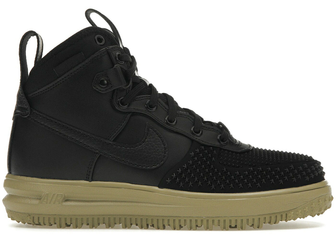 ナイキ 黒いこと 黒いこと オリーブ 空軍 スニーカー メンズ NIKE AIR FORCE 1 DUCKBOOT BLACK NEUTRAL OLIVE / BLACK NEUTRAL OLIVE BLACK