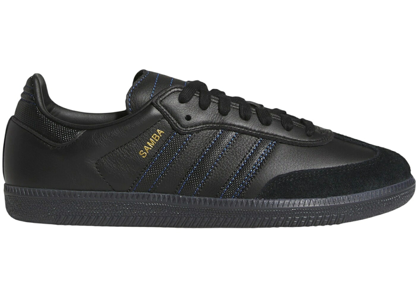 アディダス サンバ 黒色 ブラック 青色 ブルー コア スニーカー メンズ ADIDAS SAMBA ADV BLACK ROYAL BLUE / CORE BLACK CORE BLACK ROYAL BLUE