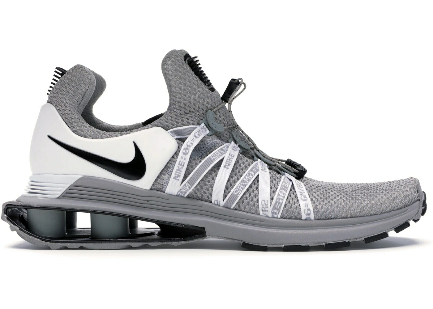 ナイキ ショックス 灰色 グレー 黒色 ブラック 白色 ホワイト スニーカー メンズ NIKE SHOX GRAVITY WOLF GREY / WOLF GREY BLACK WHITE