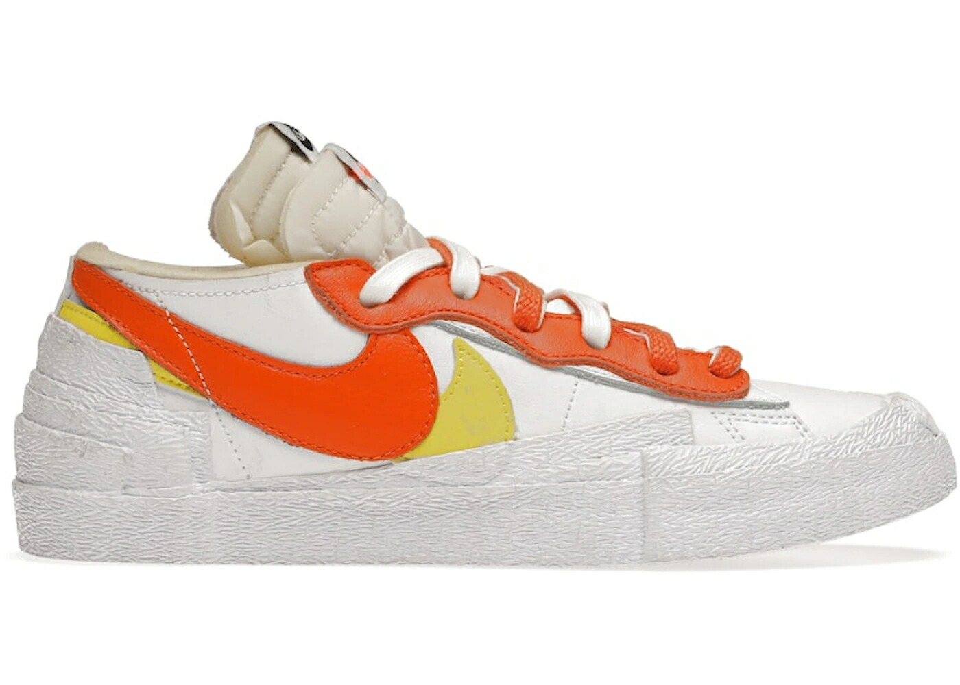 ナイキ ブレイザー 白色 ホワイト 橙 オレンジ スニーカー メンズ NIKE BLAZER LOW SACAI WHITE MAGMA ORANGE / WHITE MAGMA ORANGE WHITE