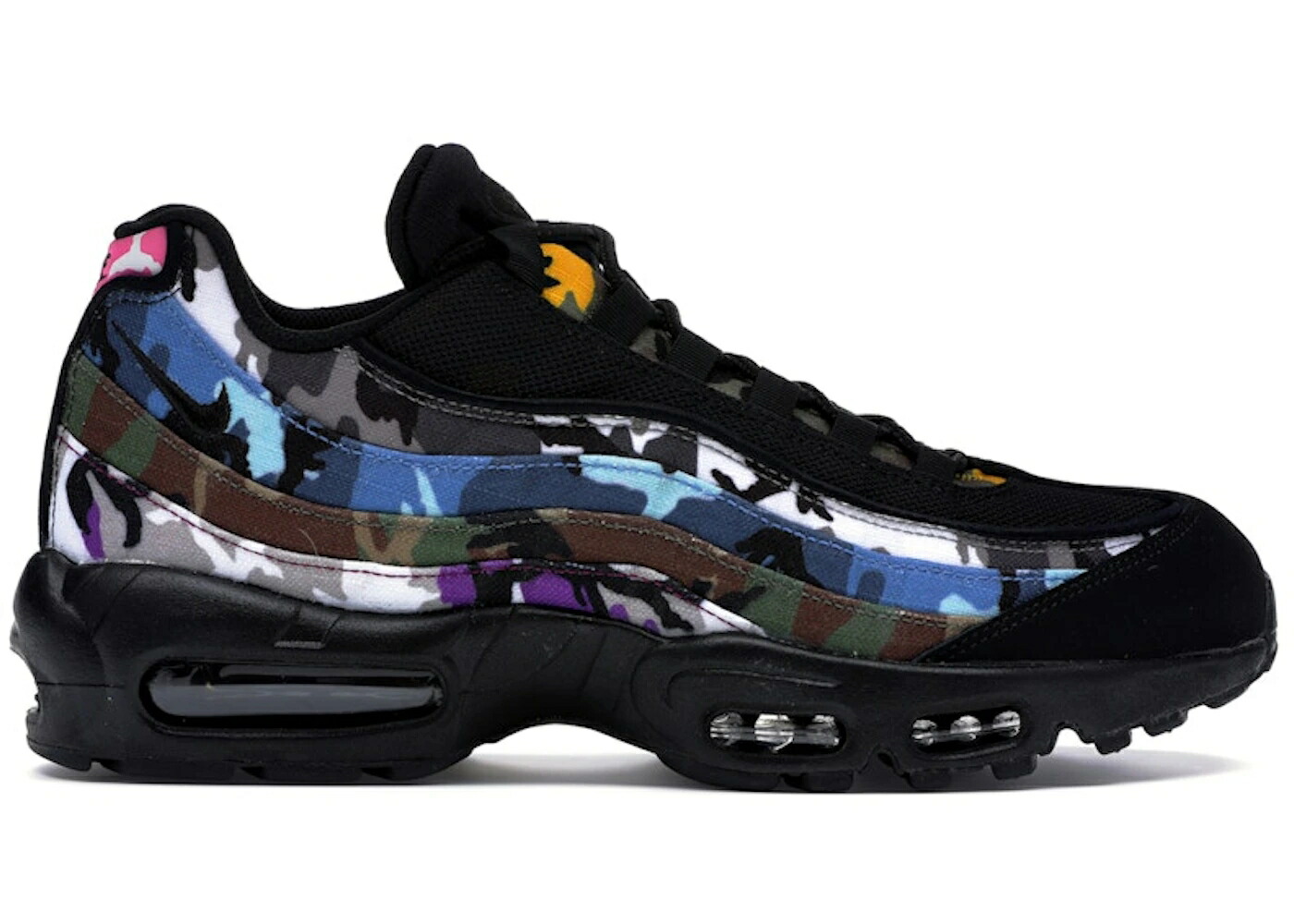 ナイキ マックス 黒いこと 黒いこと 大気圏マックス スニーカー メンズ NIKE AIR MAX 95 ERDL PARTY BLACK / BLACK MULTI COLOR