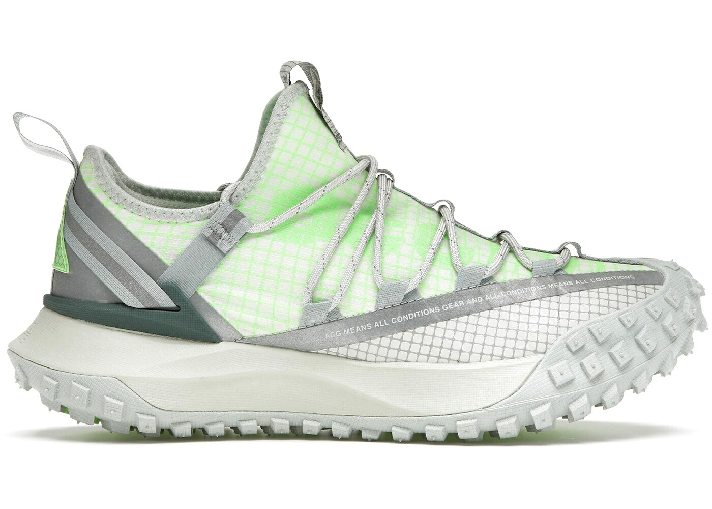 ナイキ 菩提樹 ブラジャー同盟罷工 スニーカー メンズ NIKE ACG MOUNTAIN FLY LOW SEA GLASS / SEA GLASS LIME BLAST