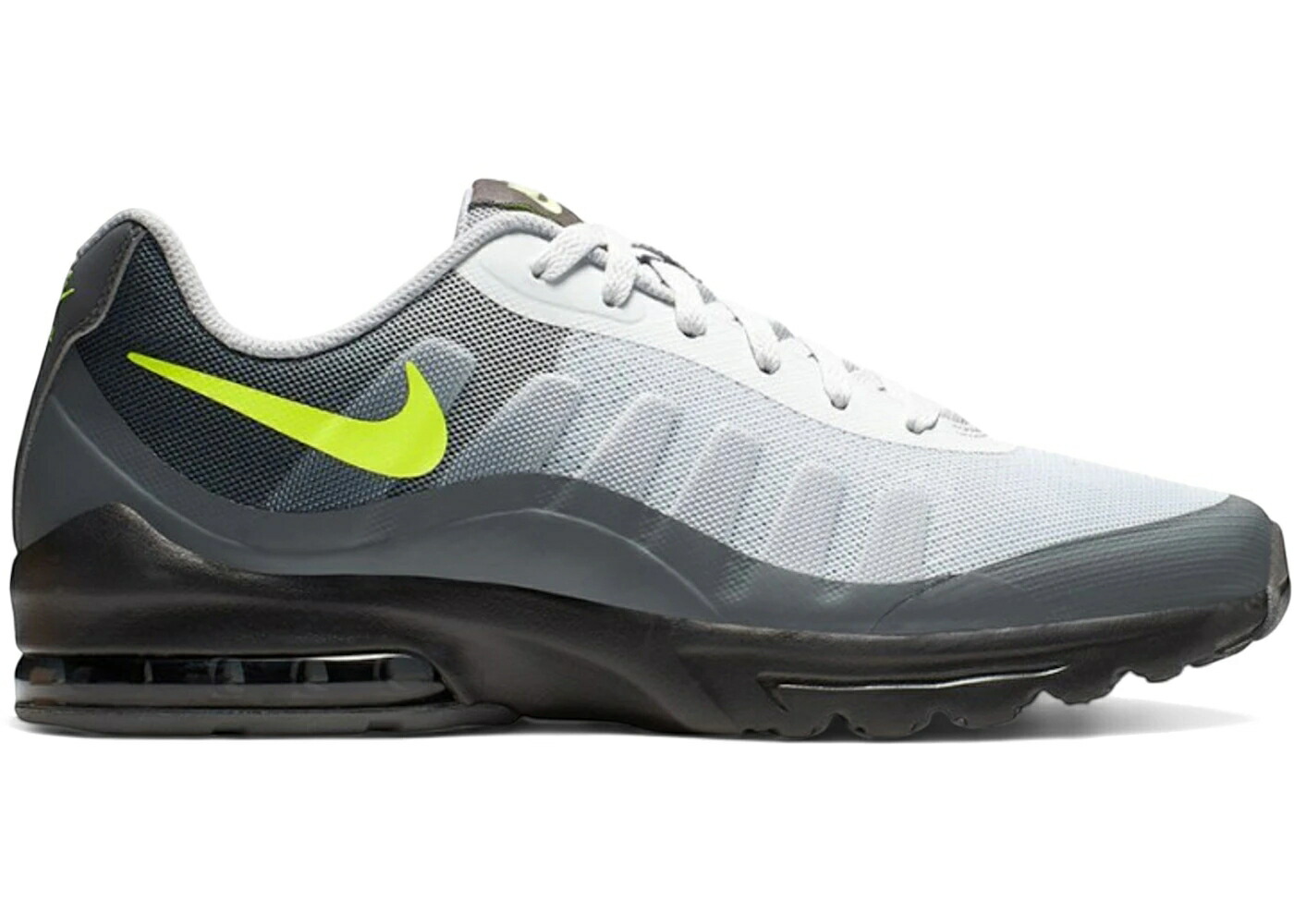 ナイキ マックス 黒いこと 黒いこと 薄墨色 薄墨色 冷やりとした エア湖マックス スニーカー メンズ NIKE AIR MAX INVIGOR NEON / BLACK DARK GREY COOL GREY VOLT