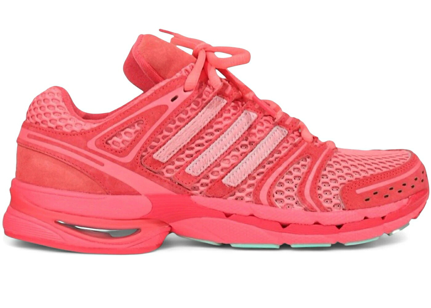 アディダス 赤 赤いこと サクラ色 2.0 スニーカー メンズ ADIDAS ADISTAR CONTROL 5 UNHEARDOF PORK CHOP PIGGY RUNNER STEVE-O / SEMI FLASH RED LIGHT PINK SEMI