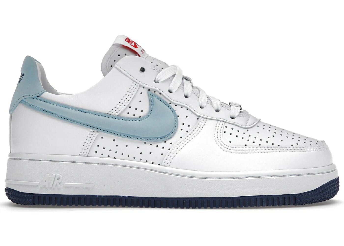 ナイキ 白色 ホワイト 青色 ブルー エアフォース スニーカー メンズ NIKE AIR FORCE 1 LOW PUERTO RICO (2022) / WHITE BLUE GALE WHITE