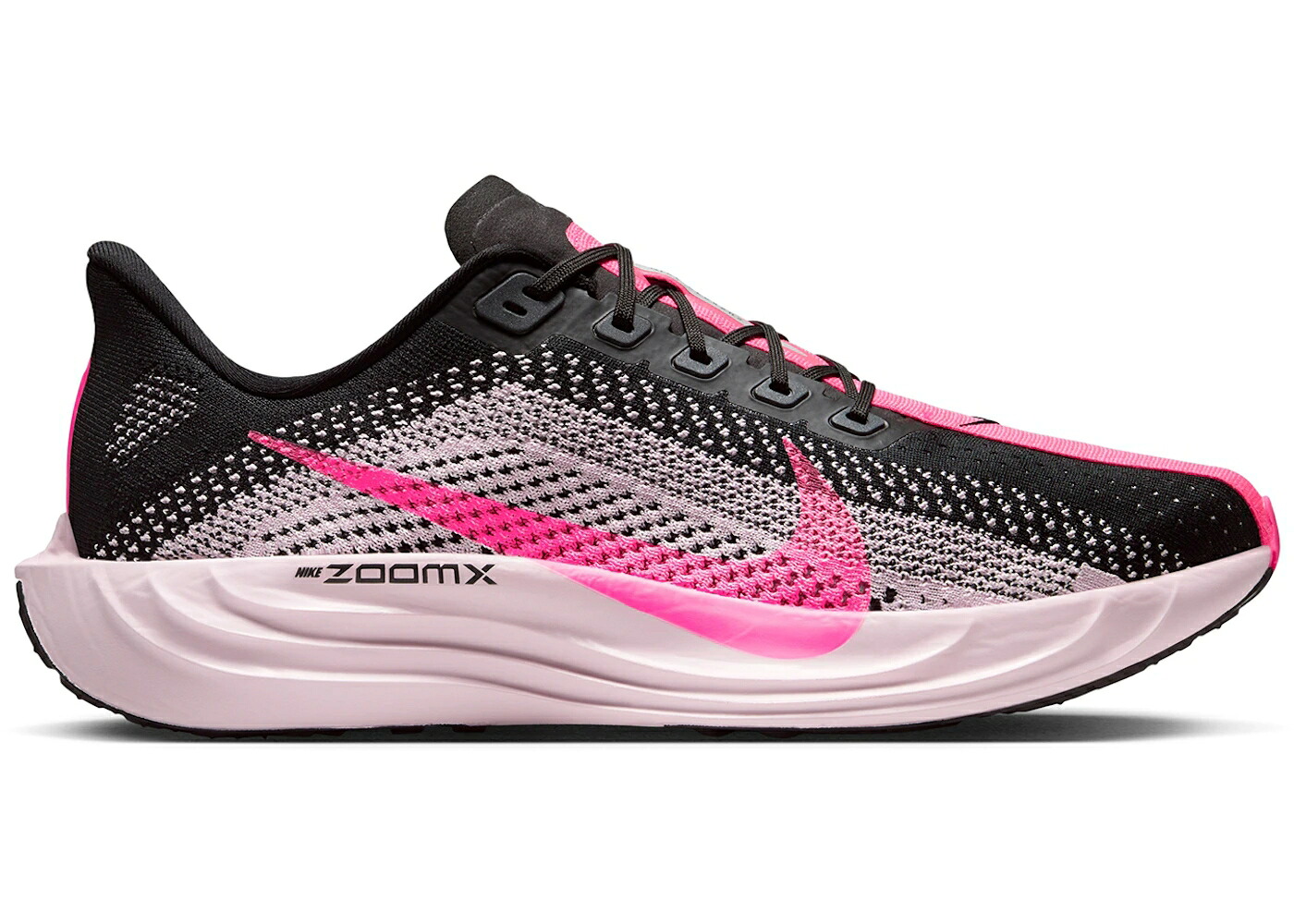 ナイキ ペガサス 黒色 ブラック ピンク スニーカー メンズ NIKE ZOOMX PEGASUS PLUS BLACK PINK FOAM HYPER / BLACK PINK FOAM HYPER PINK