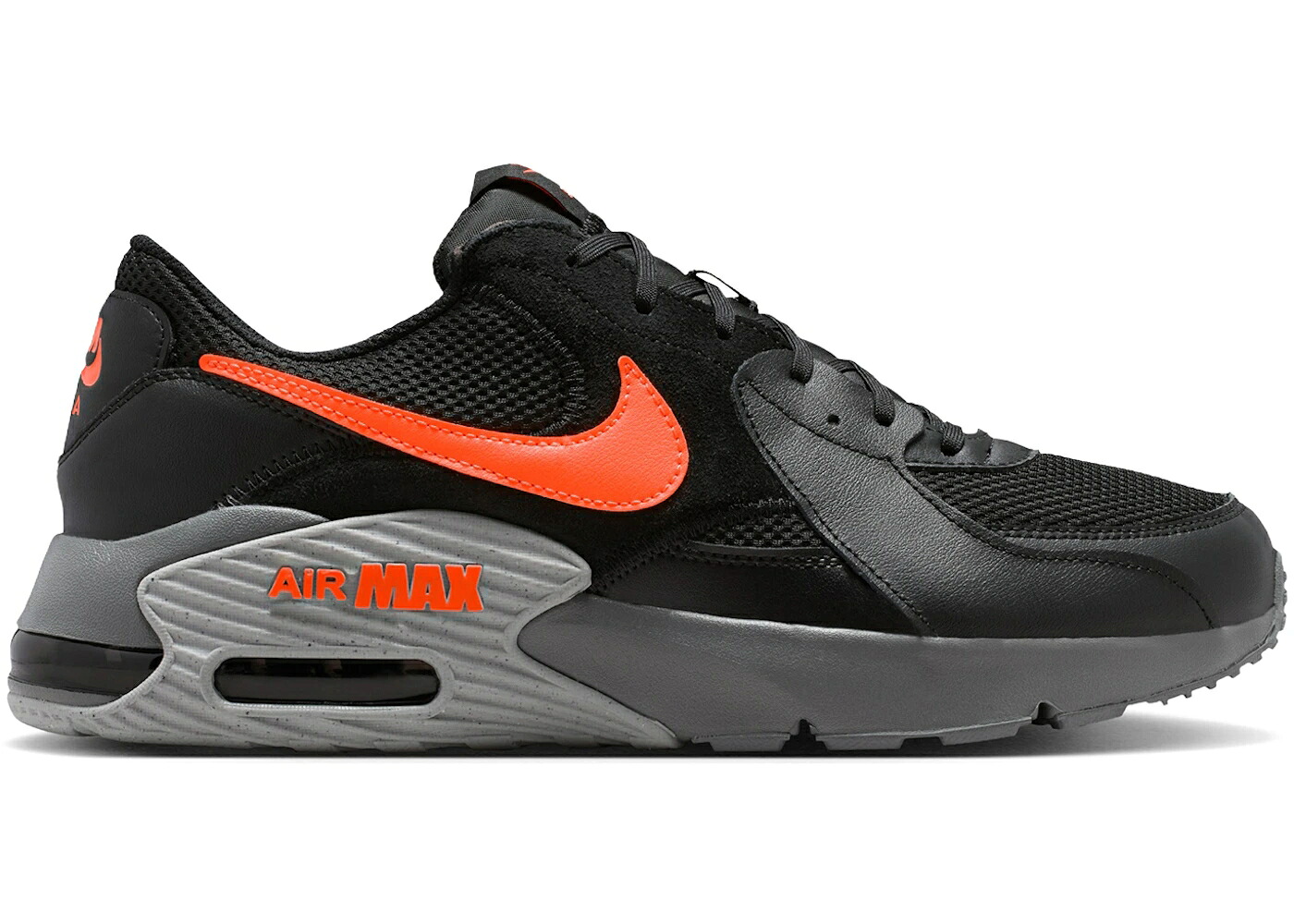 ナイキ マックス 黒いこと 黒いこと 薄墨色 薄墨色 クリムゾン エア湖マックス スニーカー メンズ NIKE AIR MAX EXCEE BLACK SMOKE GREY HYPER CRIMSON / BLACK SMOKE GREY LIGHT SMOKE