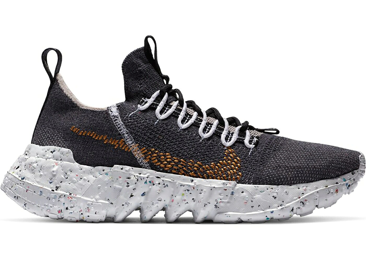 ナイキ 黒いこと 黒いこと ウィート 白いこと 白いこと スニーカー メンズ NIKE SPACE HIPPIE 01 BLACK WHEAT / BLACK WHEAT WHITE