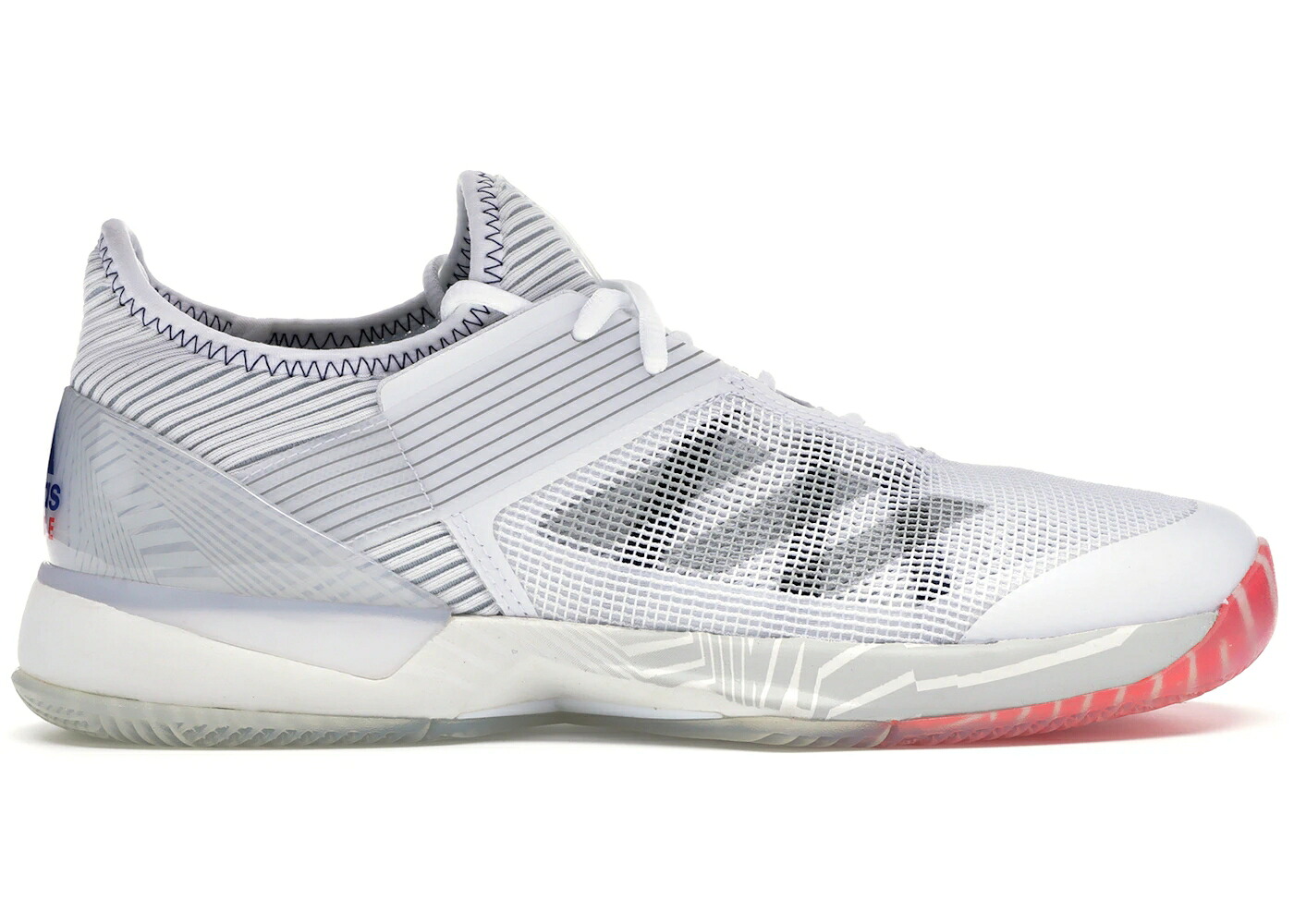 アディダス 白色 ホワイト 灰色 グレー 赤 レッド 3.0 スニーカー メンズ ADIDAS UBERSONIC PALACE WIMBLEDON WHITE / CLOUD WHITE GREY HI RES RED|スニケス