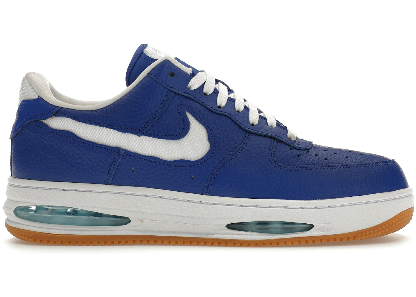 ナイキ チーム 白色 ホワイト 青色 ブルー エアフォース スニーカー メンズ NIKE AIR FORCE 1 LOW EVO TEAM ROYAL / TEAM ROYAL WHITE AQUARIUS BLUE｜スニケス
