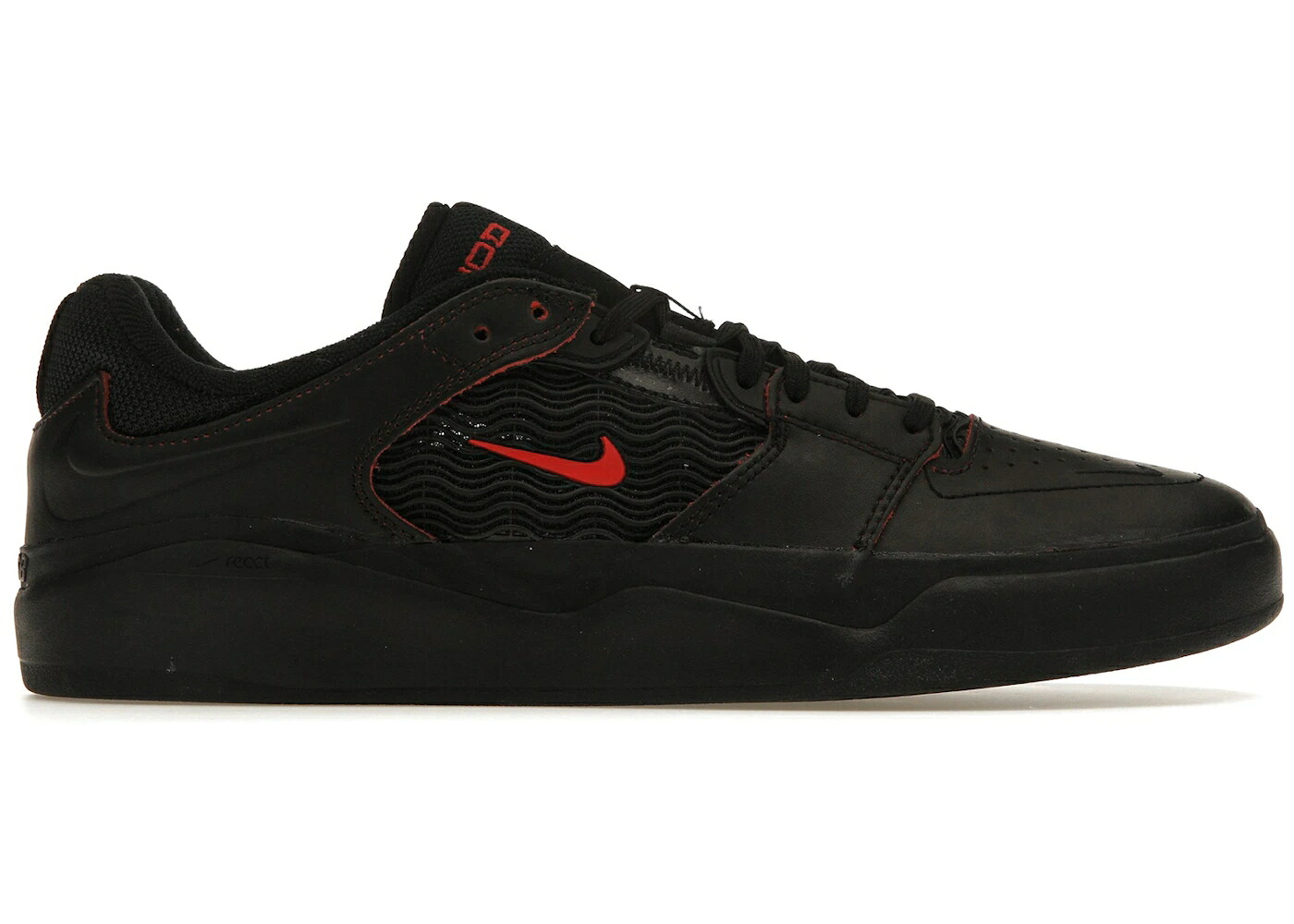ナイキ エスビー 黒いこと 黒いこと 赤 赤いこと スニーカー メンズ NIKE SB ISHOD WAIR BLACK RED / BLACK BLACK RED