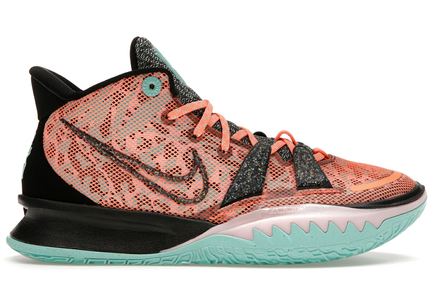 ナイキ カイリー 橙 オレンジ スニーカー メンズ NIKE KYRIE 7 PLAY FOR THE FUTURE / ATOMIC ORANGE TROPICAL TWIST