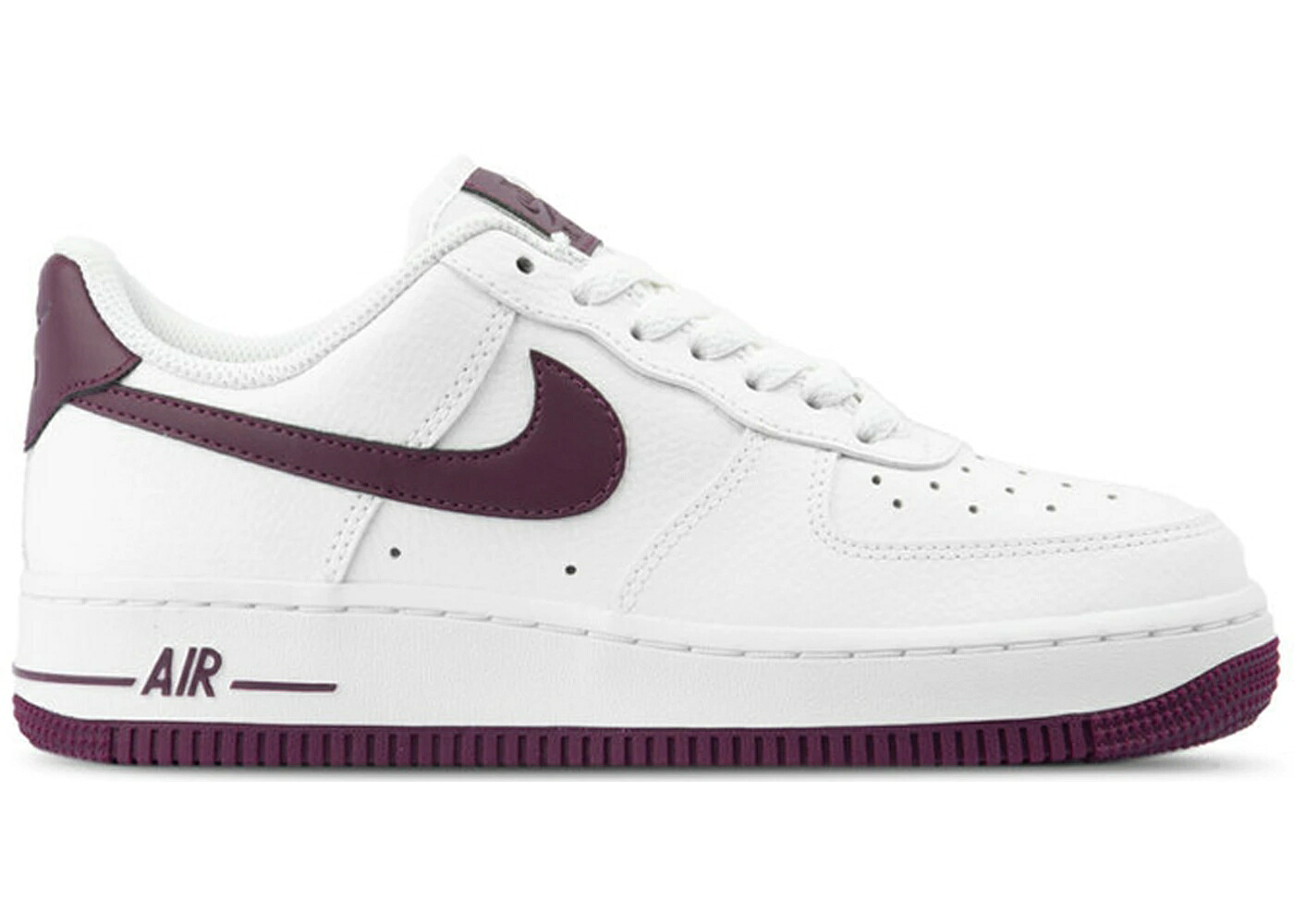 ナイキ 専売特許 白いこと 白いこと 空軍 WOMEN\u0027S スニーカー レディース NIKE AIR FORCE 1 LOW PATENT WHITE BORDEAUX (WOMEN\u0027S) / WHITE BORDEAUX